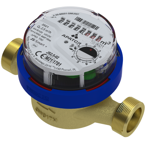 Лічильник одноструйний сухого типу для холодної води Apator Powogaz JS-1,6 NK ХВ SMART +