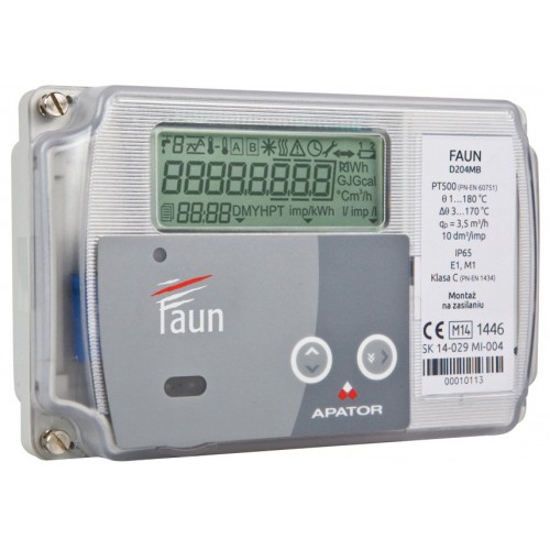 Теплолічильник механічний фланцевий Apator Faun 100 